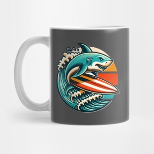 Surfing Shark Mug